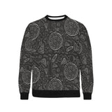 Pizza pattern Men's Crew Neck Sweatshirt