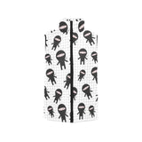 Ninja pattern plaid background Men's Padded Vest