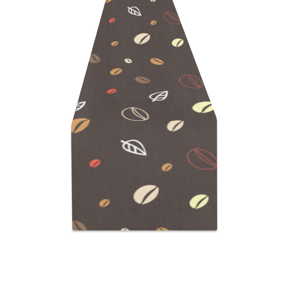 Coffee bean leave pattern Table Runner
