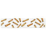 French fries potato pattern Table Runner