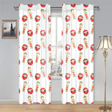 Daruma japanese wooden doll Gauze Curtain