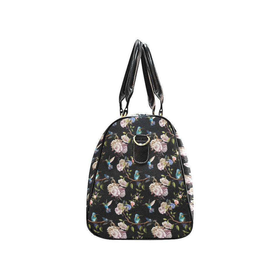 Hummingbird Pattern Print Design 03 Travel Bag
