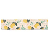 lemon flower leave pattern Table Runner
