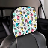 Dragonflies ginkgo leaves pattern Car Headrest Cover