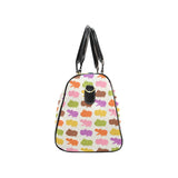 Hippopotamus Pattern Print Design 01 Travel Bag