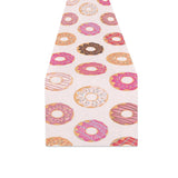 Colorful donut pattern Table Runner
