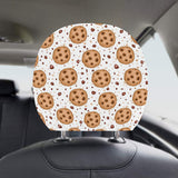 chocolate chip cookie pattern Car Headrest Cover