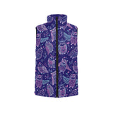 Cute owls pattern boho style ornament Men's Padded Vest