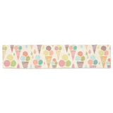 Ice cream cone pattern Table Runner