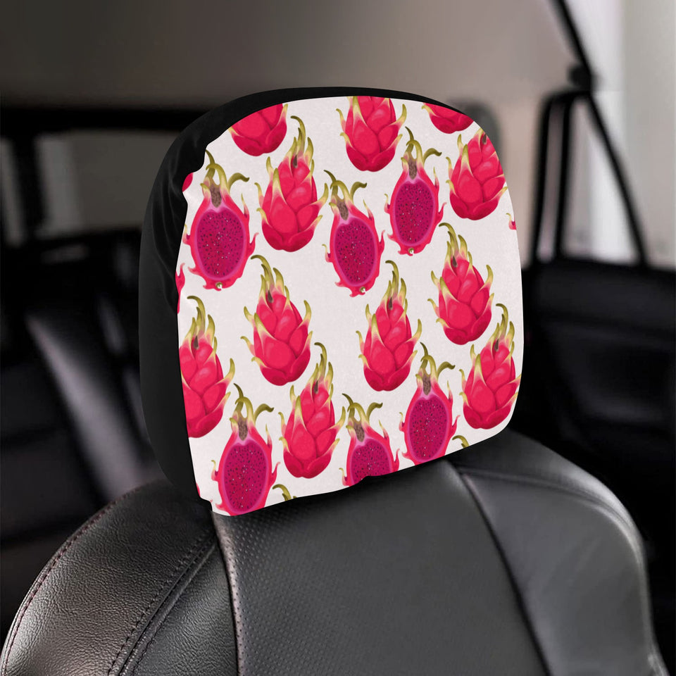 dragon fruits design pattern Car Headrest Cover