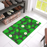 Frog waterlily pattern Doormat