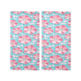 3D sakura cherry blossom pattern Gauze Curtain