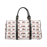 Camper Van Pattern Print Design 01 Travel Bag