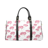 Pink lotus waterlily pattern Travel Bag