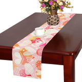 Hand drawn heart design pattern Table Runner