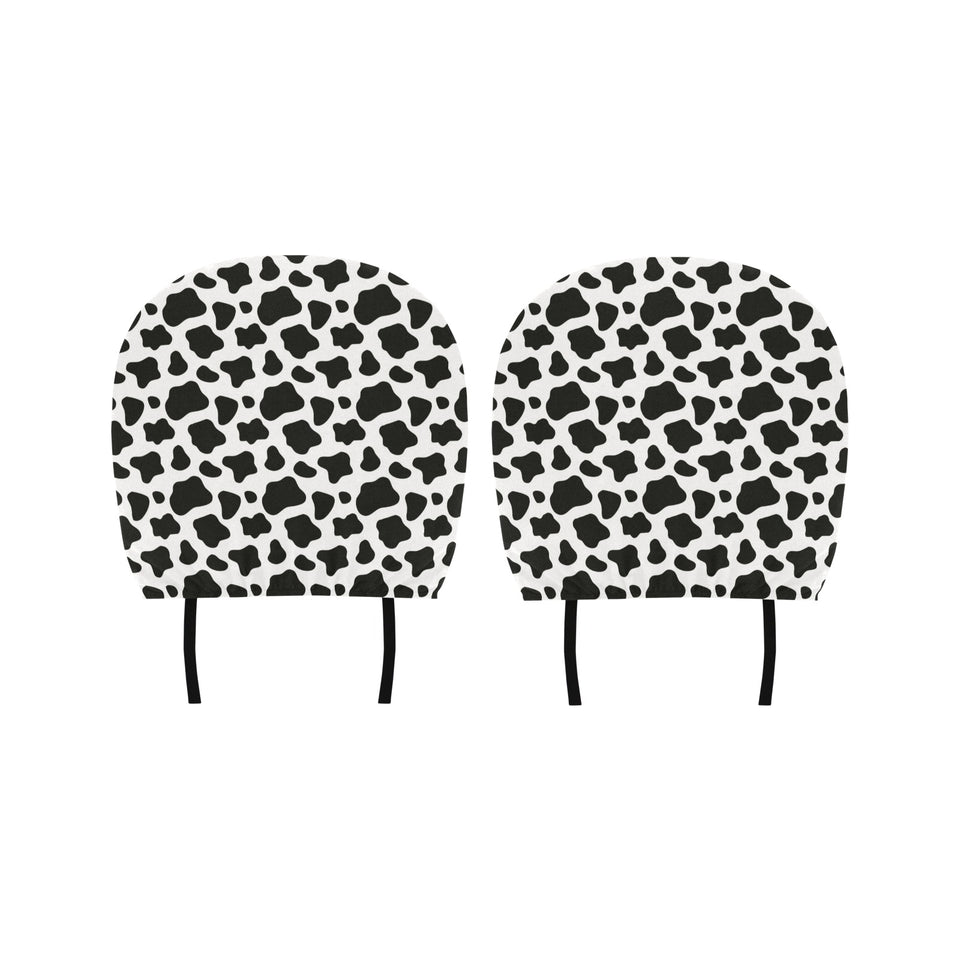 Cow skin pattern Car Headrest Cover