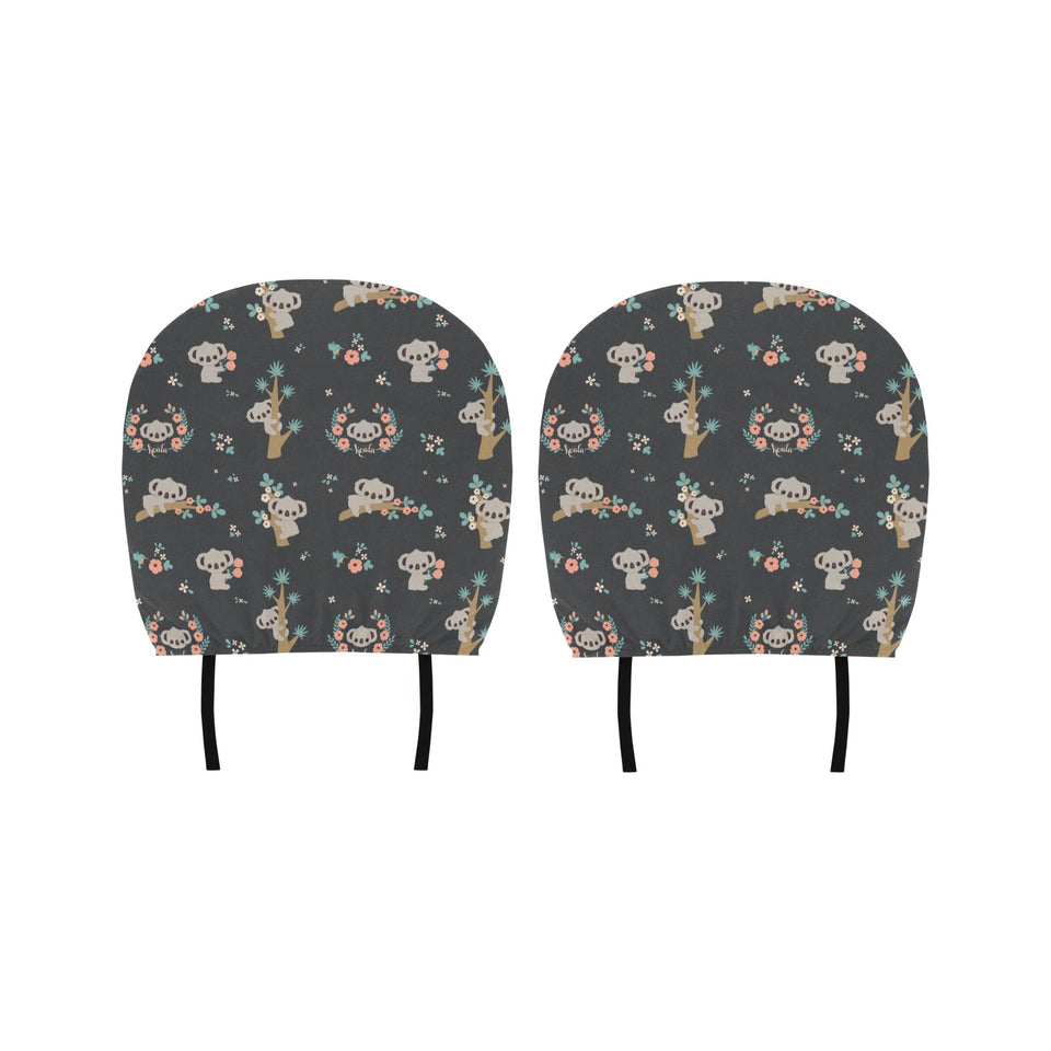Cute koala pattern Car Headrest Cover