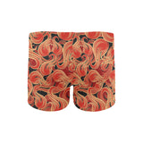 Fire flame pattern Men's Swimming Trunks