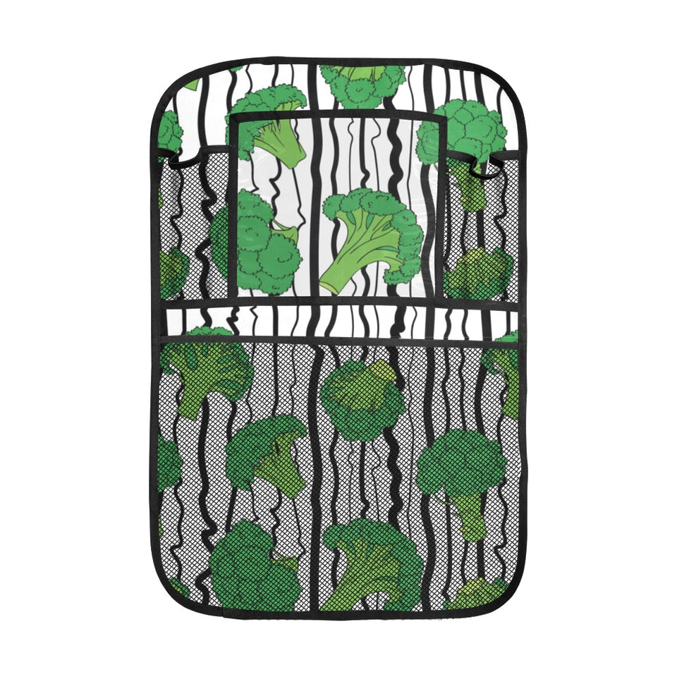 Cool Broccoli pattern Car Seat Back Organizer