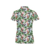 Hummingbird Pattern Print Design 05 Women's All Over Print Polo Shirt