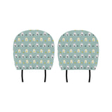 Cute hamster cheese pattern Car Headrest Cover