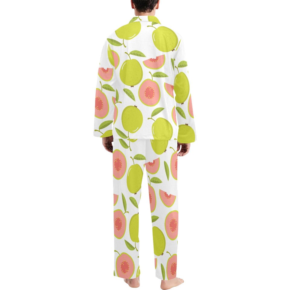 Guava pattern Men's Long Pajama Set