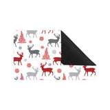 Deer tree snowflakes chrismas pattern Doormat