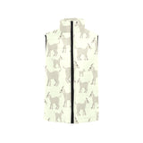 Little young goat pattern Men's Padded Vest