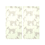 Little young goat pattern Gauze Curtain