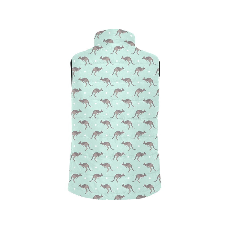 Kangaroo pattern background Men's Padded Vest