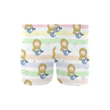 Cute hand drawn mermaid Men's Swimming Trunks