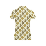 Lion Pattern Print Design 02 Women's All Over Print Polo Shirt