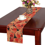 Fire flame pattern Table Runner