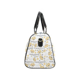 Golden Retriever Pattern Print Design 04 Travel Bag