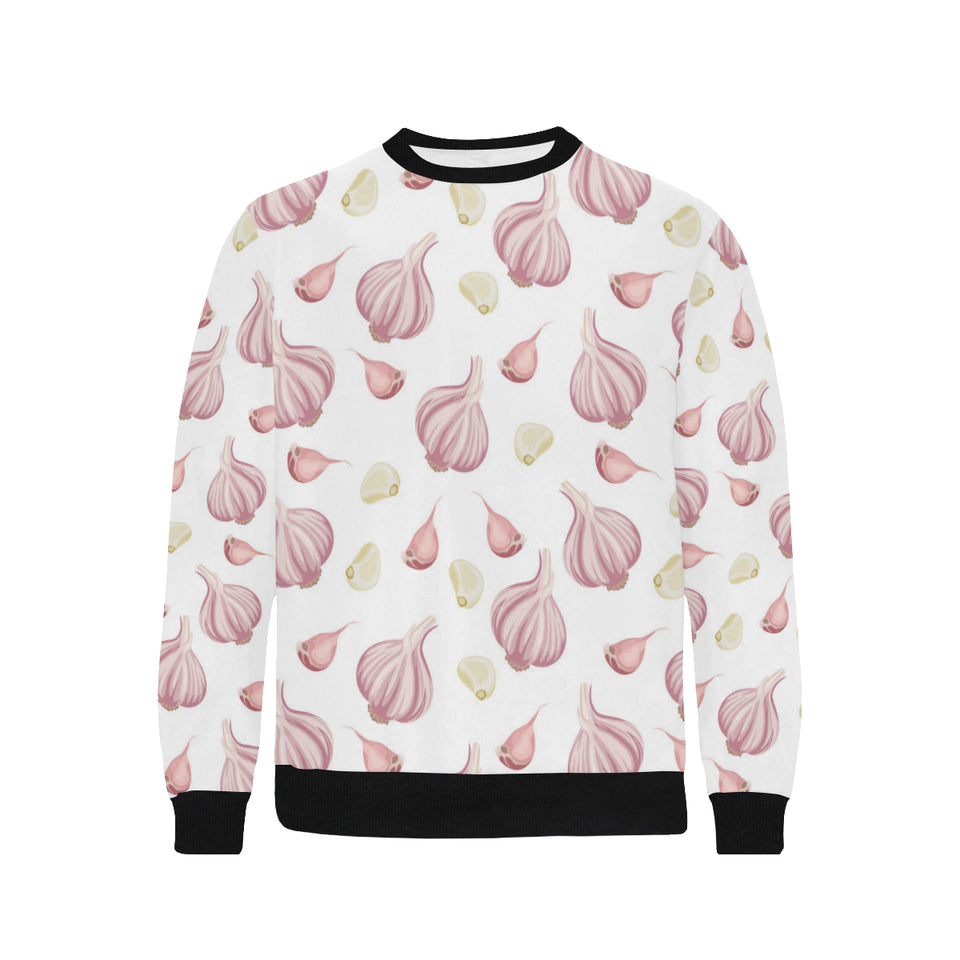 Garlic pattern Men's Crew Neck Sweatshirt