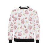 Garlic pattern Men's Crew Neck Sweatshirt