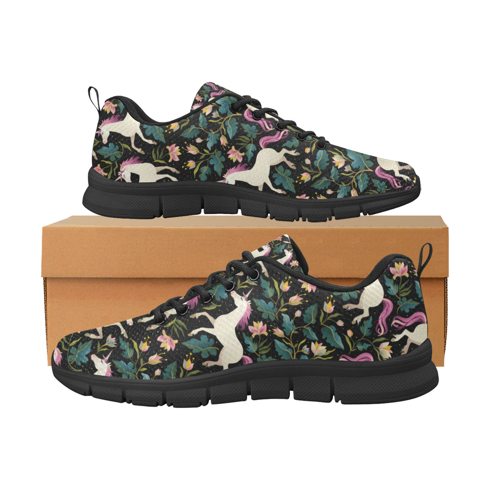 Unicorns forest background Women's Sneaker Shoes