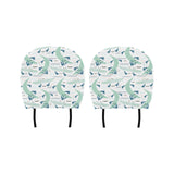 Crocodile diver pattern Car Headrest Cover