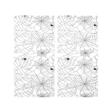 Spider web cobweb pattern white background Gauze Curtain