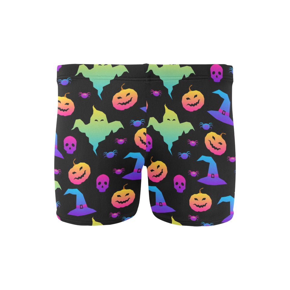 Colorful halloween background Men's Swimming Trunks