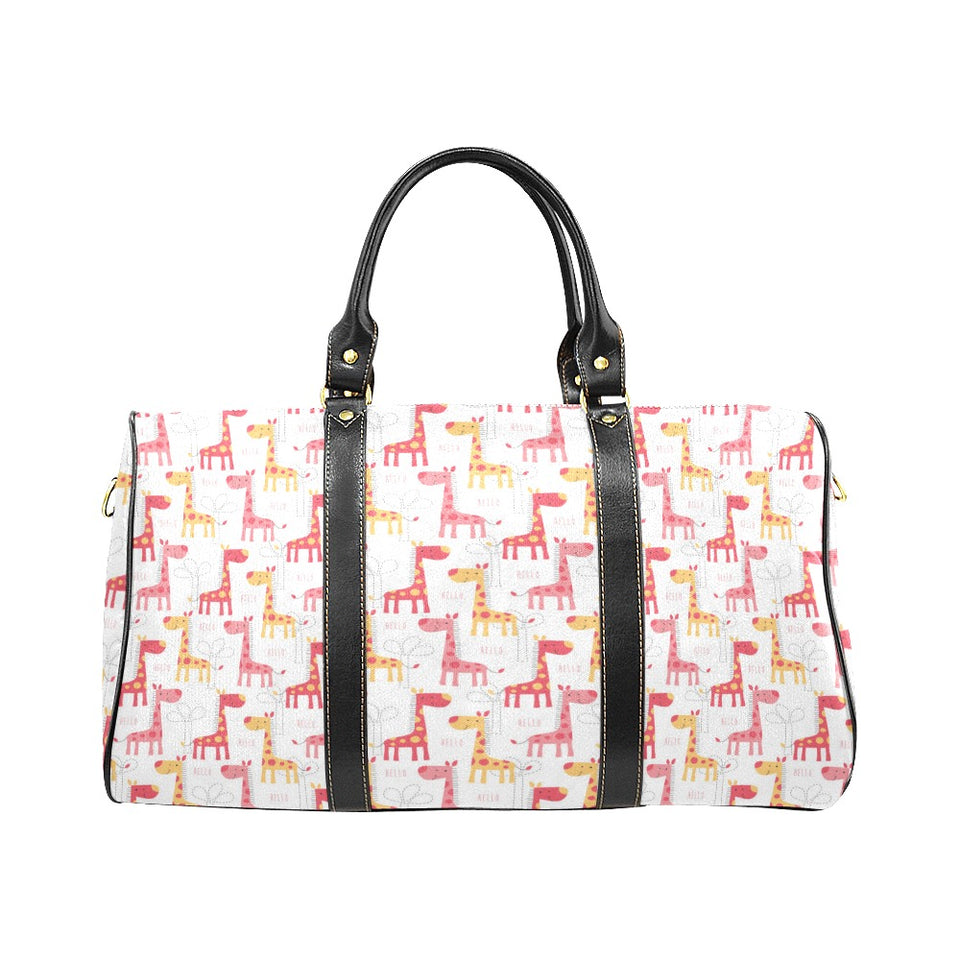 Giraffe Pattern Print Design 03 Travel Bag
