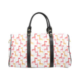 Giraffe Pattern Print Design 03 Travel Bag