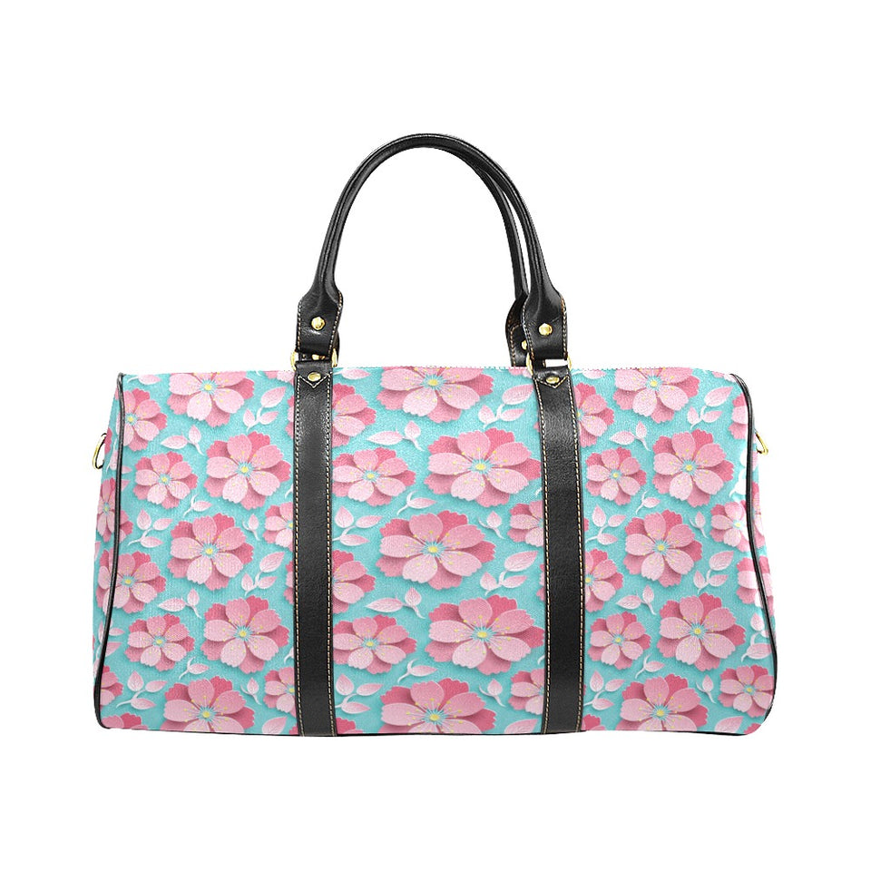 3D sakura cherry blossom pattern Travel Bag