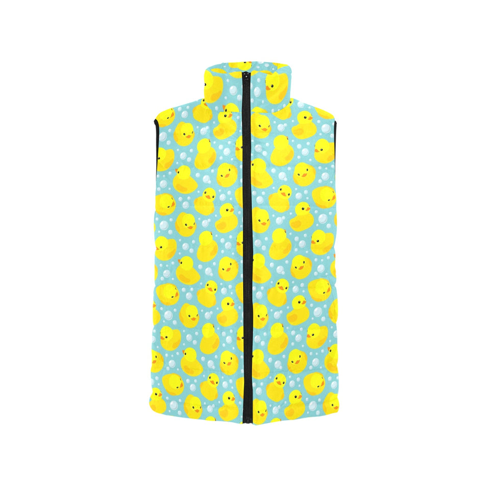 Duck Pattern Print Design 03 Men's Padded Vest