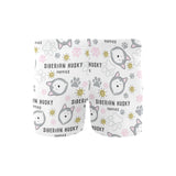 Siberian Husky design pattern Men's Swimming Trunks