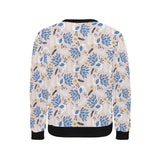 Cute peacock pattern Men's Crew Neck Sweatshirt