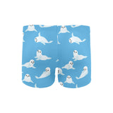 Cute sea lion seal pattern background Men's Swimming Trunks