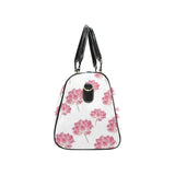 Pink lotus waterlily pattern Travel Bag