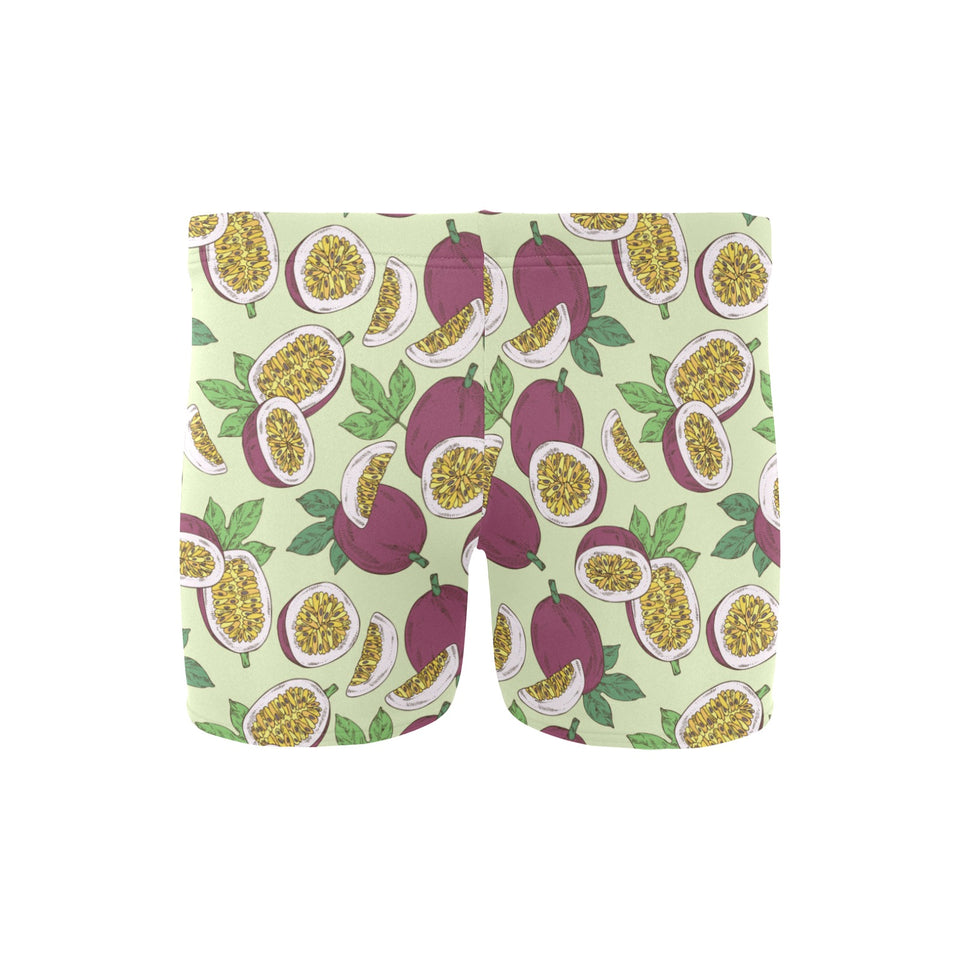 Paassion fruit pattern Men's Swimming Trunks