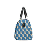 Golden Retriever Pattern Print Design 03 Travel Bag